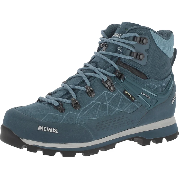Meindl Lite Summit GTX Lady, Wander- & Bergschuhe für Damen mit GORE-TEX Innenfutter und Vibram Alpin Light Sohle, türkise Farbe, Größe 39 EU