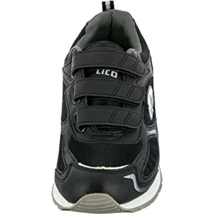 Lico Nelson V (50), Herren Laufschuhe mit Klettverschluss, Komfort-Obermaterial aus Nylon, Schwarz – Bild 3
