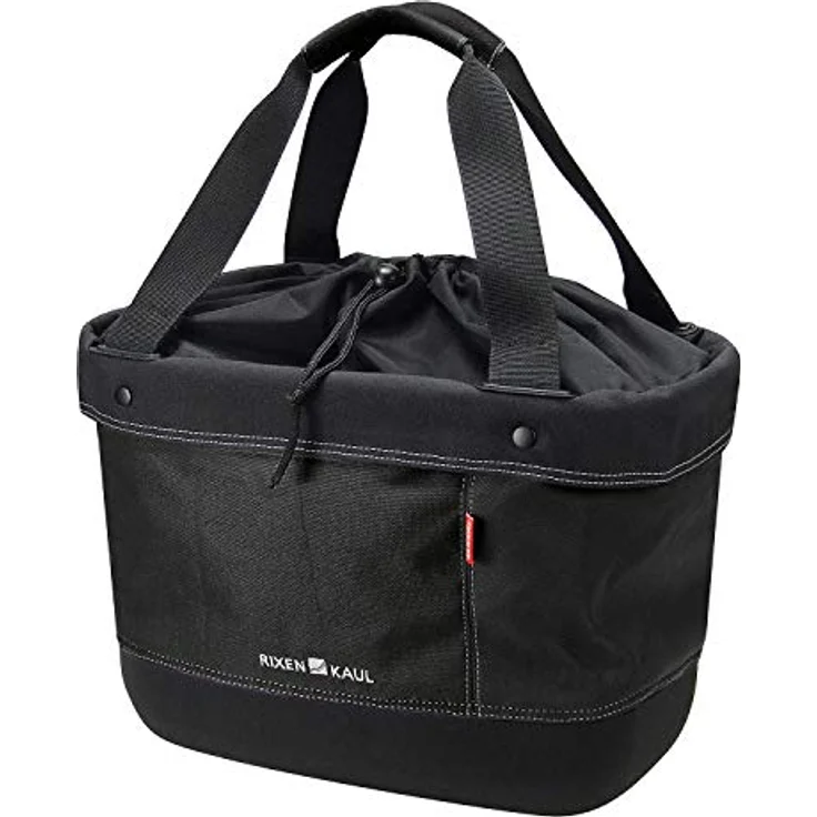 KlickFix Velokorb Shopper Alingo, 17 l, dreifarbig mit Softschaum-Boden und verchromtem Bügel, max. Belastung 7 kg – Bild 1