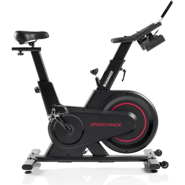 Hammer Speedbike Speed Race, Ergometer mit Multifunktionslenker und Pulssteuerung – Bild 1