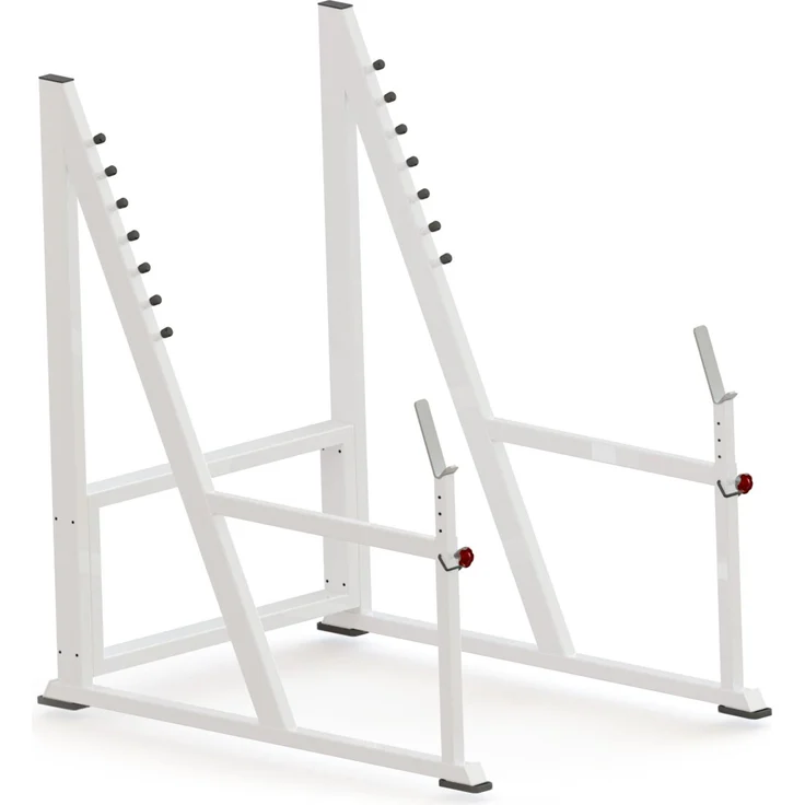 Sport-Thieme Kniebeugenständer, höhenverstellbar und stabil, mit Schulterschutzrolle und robuster Metallkonstruktion