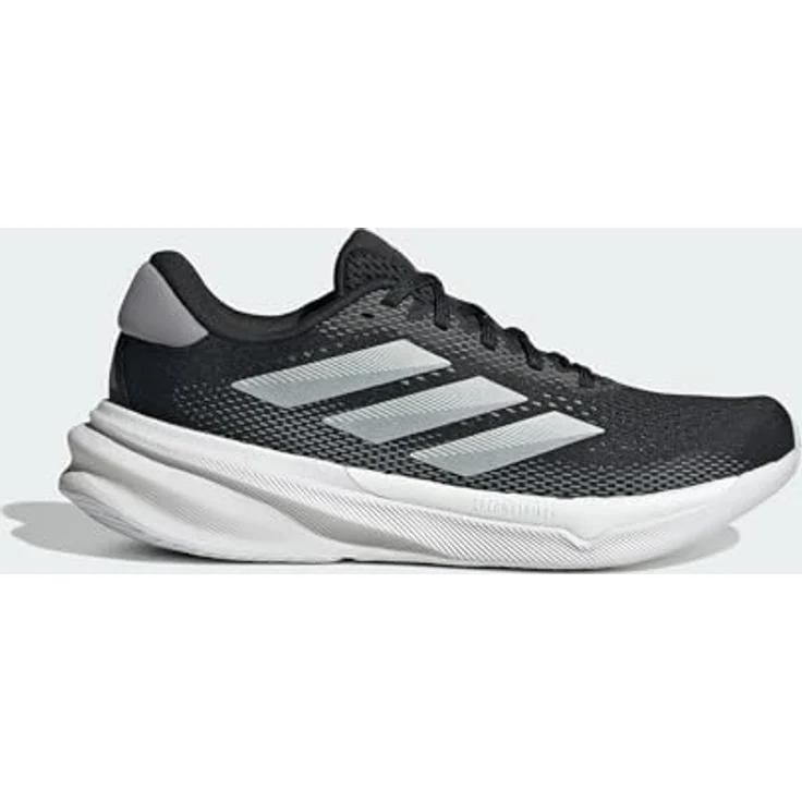 adidas Supernova Stride 2.0, Damen Laufschuhe, Schwarz/Grau, EU 39 1/3, atmungsaktive Materialien, Gummisohle für optimale Traktion – Bild 2
