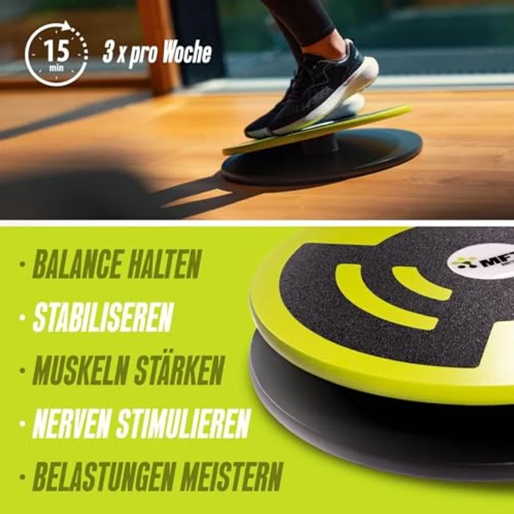 MFT Challenge Disc Digital (Nature), Balance Board mit digitalem Balancesensor, kostenloser App und rutschfesten Belägen, made in Austria – Bild 5