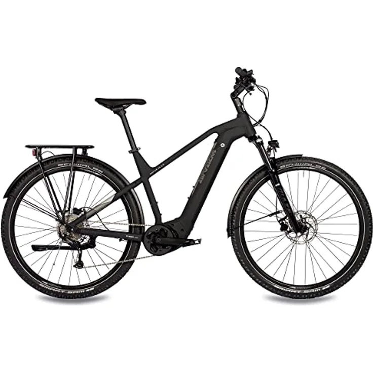 Airtracks 29 Zoll E-Bike Herren MTB SUV Mountainbike Fahrrad Motiv SR.2.0 - Performance LINE CX 500 Wh - 9 x Gang Shimano RD-M2000 SGS - Schwarz Matt, 49cm (Körpergröße 175-185cm)