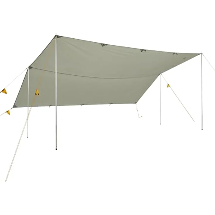 Wechsel Tarp, Wetterschutz für Camping, robustes Polyester, 1.10 kg, inklusive Abspannleine – Bild 1