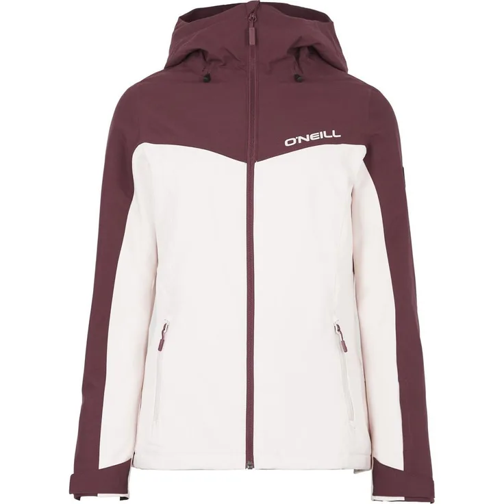 O'Neill Aplite Snow Jacket, Damen Skijacke in XS, wasserdicht mit 10.000 mm Wassersäule, atmungsaktiv, umweltfreundliches Material aus 50% recyceltem Polyester