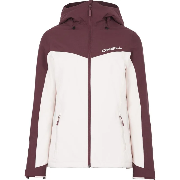 O'Neill Aplite Snow Jacket, Damen Skijacke in XS, wasserdicht mit 10.000 mm Wassersäule, atmungsaktiv, umweltfreundliches Material aus 50% recyceltem Polyester