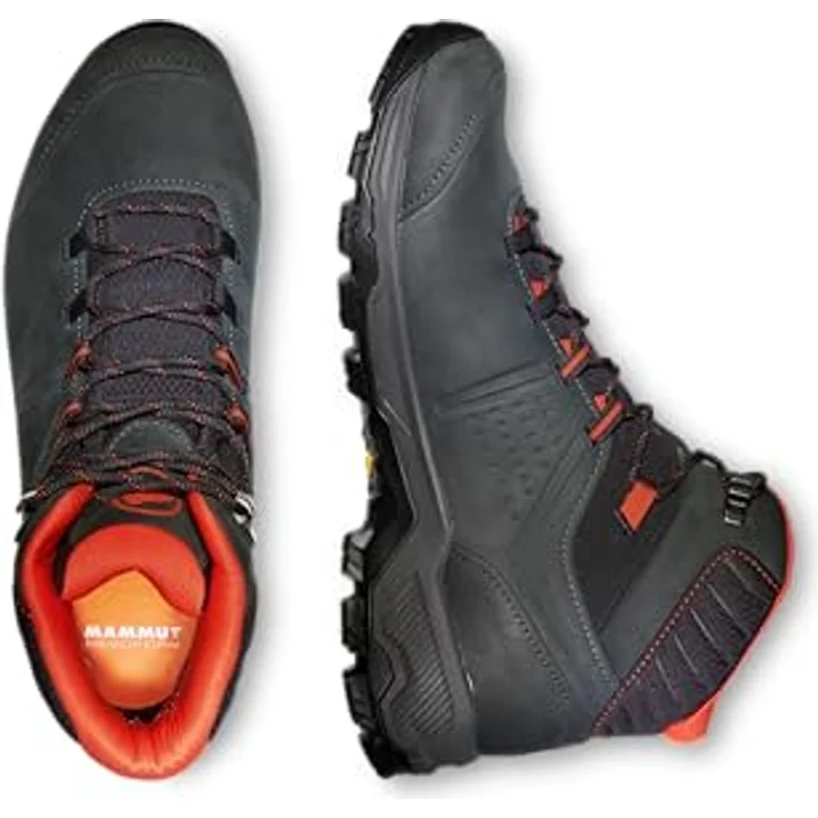 Mammut Mercury IV GTX, Herren Wanderschuhe aus Nubukleder mit wasserdichter Gore-Tex Membran, Schwarz, Größe 45 1/3 – Bild 5