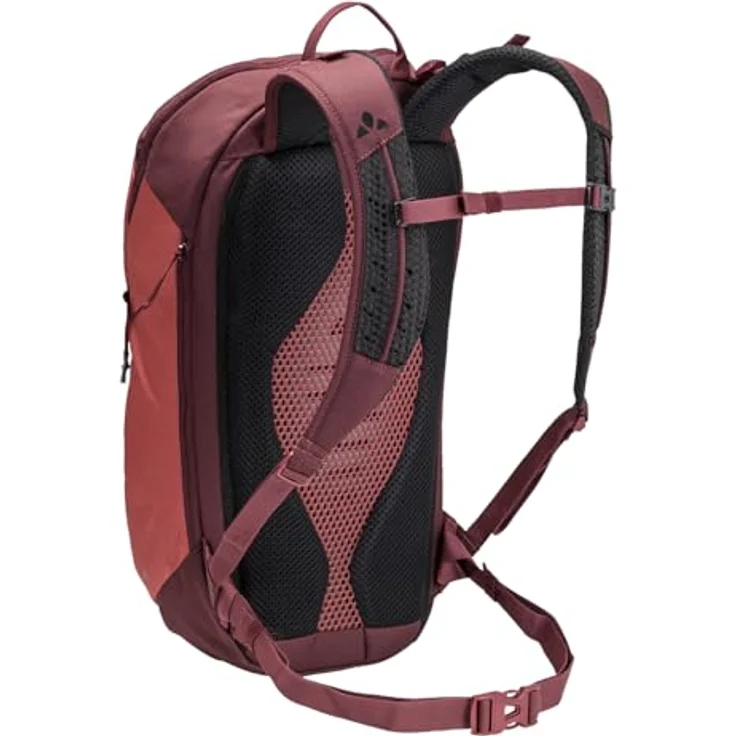 Vaude Agile Wanderrucksack, 48 cm, rot, aus 100% Polyester, kompakt und leicht transportierbar – Bild 2