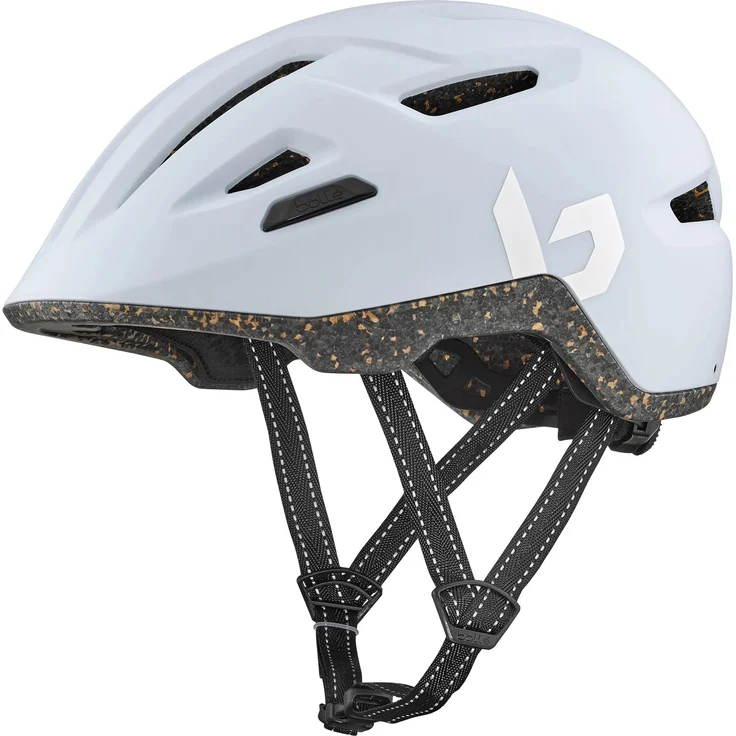 BOLLÉ Stance City-Fahrradhelm, leichter und stabiler Helm, offwhite matte, 59-62 cm
