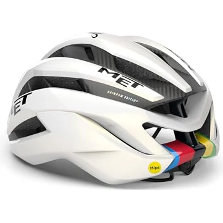 MET Trenta 3K Carbon Mips Helm, Rennrad, Rainbow Limited Edition, Größe M (56-58 cm) – Bild 4