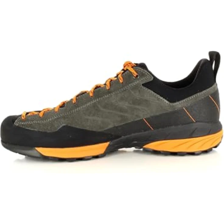 Scarpa MESCALITO, Approachschuh aus wasserabweisendem Veloursleder mit Vibram Litebase und Megagrip Sohle, Titan, 400 g – Bild 6