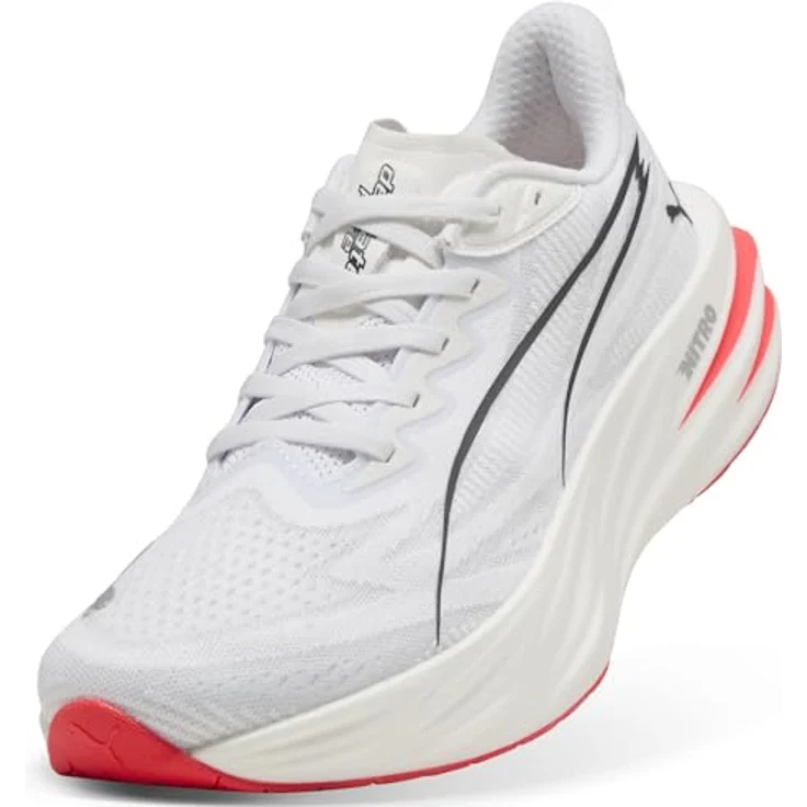 PUMA Deviate Pure Nitro Laufschuhe, neutrale Dämpfung mit NITROFOAM, Weiß, EU 40 für Frauen – Bild 4