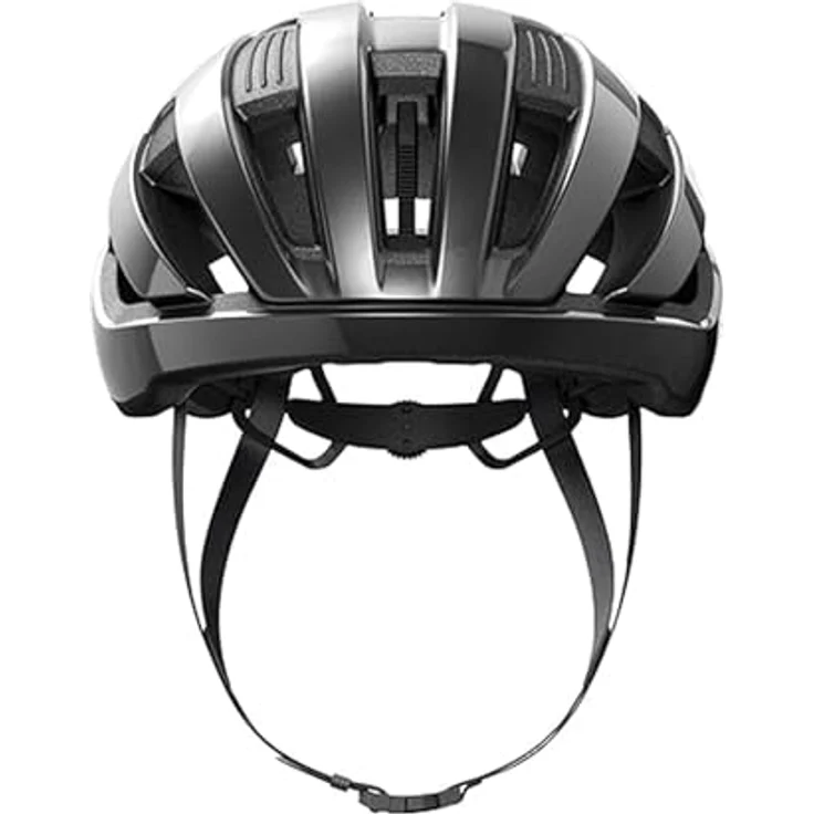 Abus WingBack Velohelm, 54-58 cm, minimalistisches Design mit tiefen Belüftungskanälen und flatterfreien FlowStraps-Gurtbändern – Bild 2