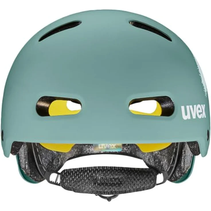 Uvex Kid 4 Style MIPS, Kinder-Fahrradhelm mit passiver Belüftung und reflektierenden Elementen, grün – Bild 3