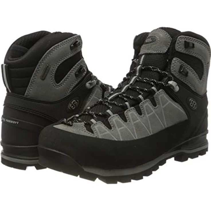 Brütting Mount Tasman, Herren Wanderschuhe B/C, grau, mit Comfortex Klimamembran und Vibram-Außensohle, Größe 43 – Bild 7