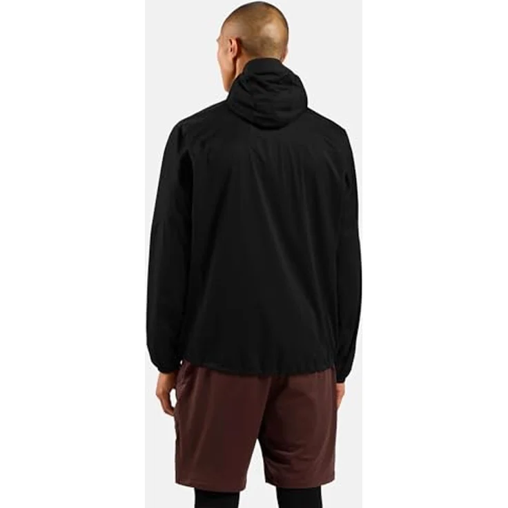 Odlo X-Alp Performance Knit Laufjacke, Herren, Wasserdicht, Atmungsaktiv, Farbe: Schwarz, Größe:M – Bild 4