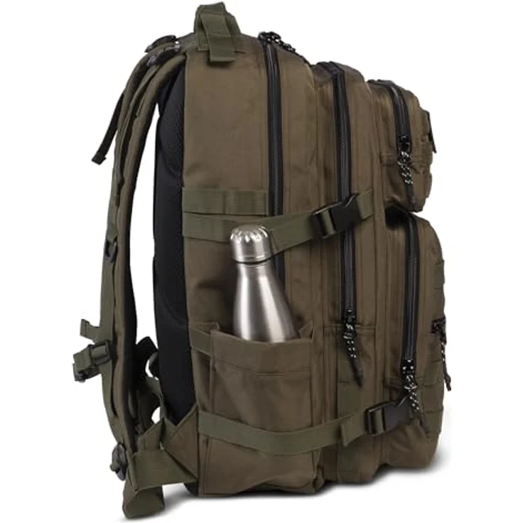 Worldpack BestWay Cabin Pro Supply Reiserucksack, 48 cm mit Laptopfach, olivgrün, 100% Polyester – Bild 3