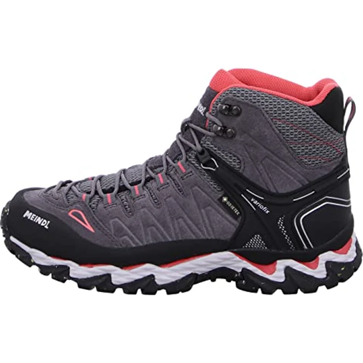 Meindl Lite Hike Lady GTX, Wanderschuhe für Damen, anthrazit/rose, UK 8 - EU 42, wasserdicht und atmungsaktiv – Bild 2