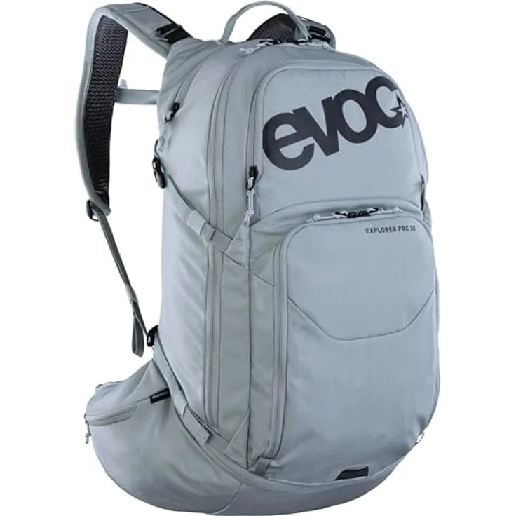 Evoc Explorer 30, Wanderrucksack 54 cm, grau, 100% Polyester, kompakt 28 x 19 cm
