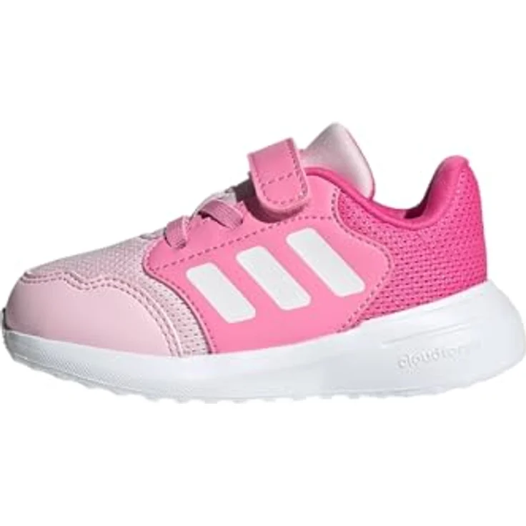 Adidas IH7781_240, Laufschuhe für Babys und Kleinkinder, Weiß/Clear Pink/Cloud White/Pulse Magenta, Cloudfoam Zwischensohle, Klettverschluss – Bild 1
