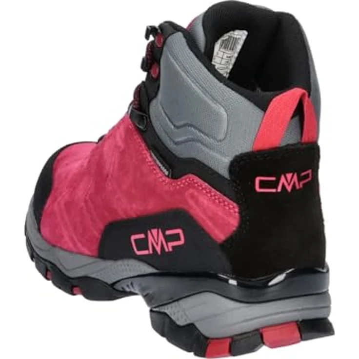 CMP MELNICK MID WMN TREKKING SHOES WP, wasserdichte Outdoorschuhe mit knöchelhohem Schaft und griffiger Gummi-Sohle – Bild 4