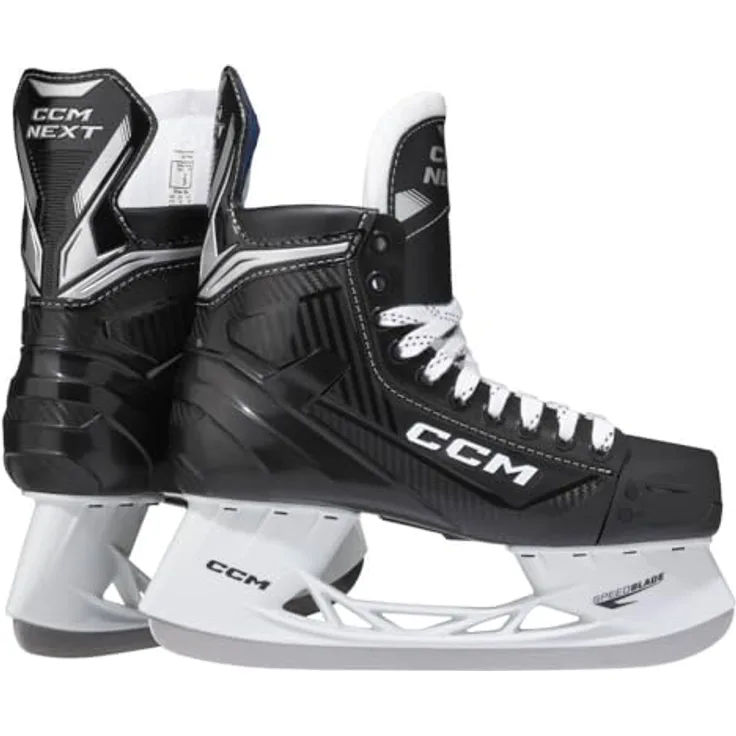 CCM Schlittschuhe Next Senior, Geschliffen & Fahrfertig, Größe 11 R (EU47), Weite D
