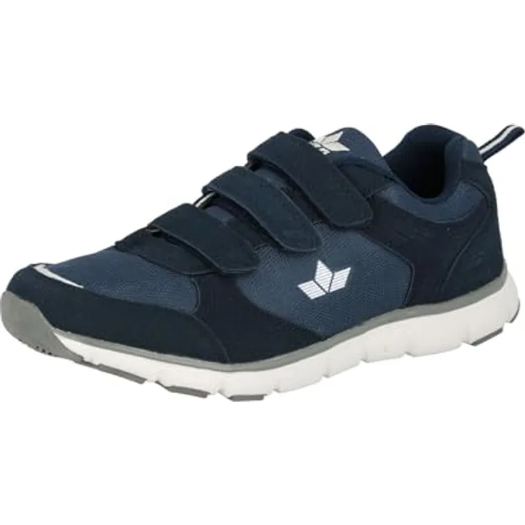 Lico Lionel V, Herren Laufschuhe mit Klettverschluss und Nylon-Obermaterial, Blau