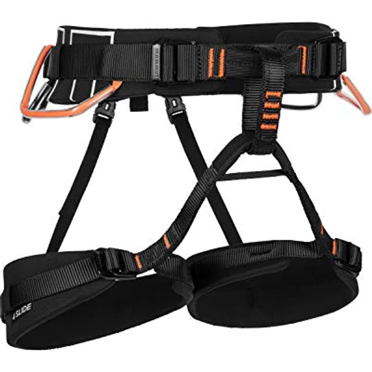 Mammut 4 Slide Klettergurt, robuster und verstellbarer Klettergurt mit gepolstertem Innenteil und 4 Materialschlaufen, Größen XS, S, M – Bild 1