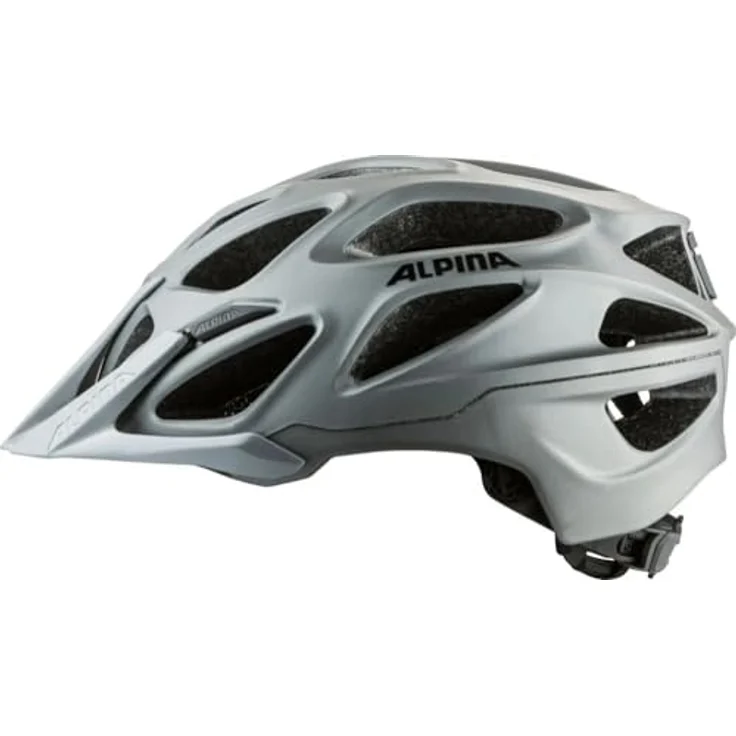 ALPINA Mythos 3.0 LE, Leichter Enduro/MTB Fahrradhelm mit Inmold-Bauweise und guter Belüftung, dunkelsilber – Bild 4