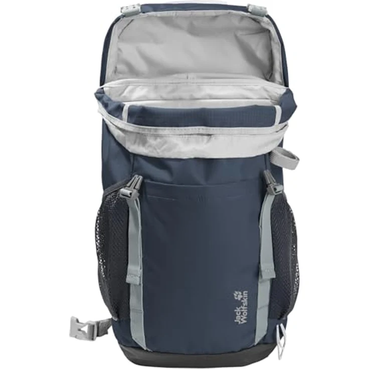 Jack Wolfskin Kids Explorer Trekkingrucksack, 47 cm, 100% Polyester, blau, 28 cm x 24 cm – Bild 6