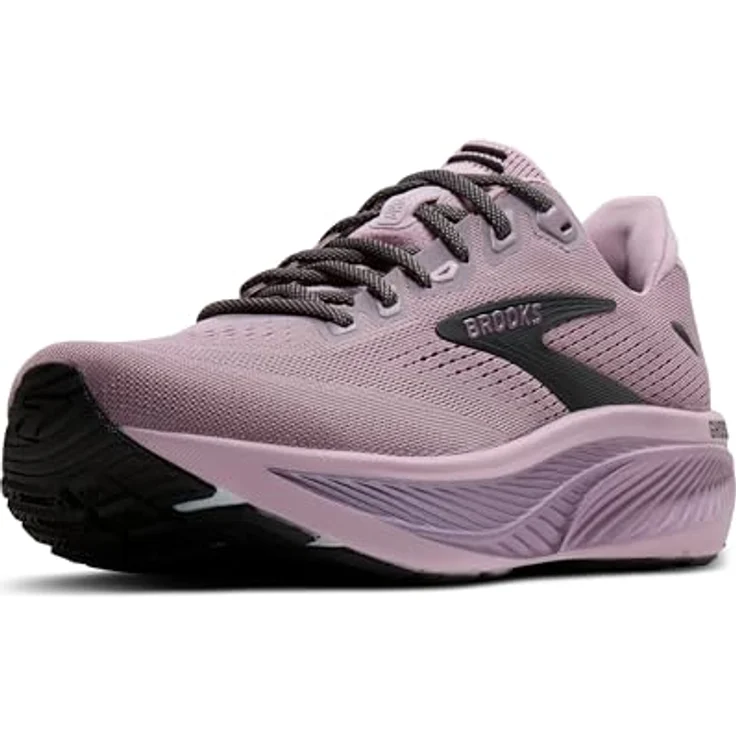 Brooks Ghost 18, Damen Laufschuhe für Normalpronierer, atmungsaktives Mesh-Obermaterial, elderberry/black, Größe 9.5 – Bild 1