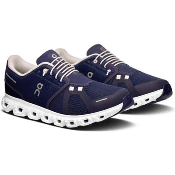 On Running Cloud 6, Damen Laufschuhe mit CloudTec-Technologie, ultraleicht, atmungsaktiv, Größe 42.5, Weiss – Bild 7