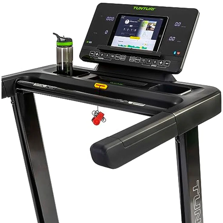 Tunturi T60 Performance Laufband Klappbar - Walking pad - Für zuhause - LED Monitor - Laufband mit 44 Trainingsprogrammen - 0.8-20.0km/h – Bild 5