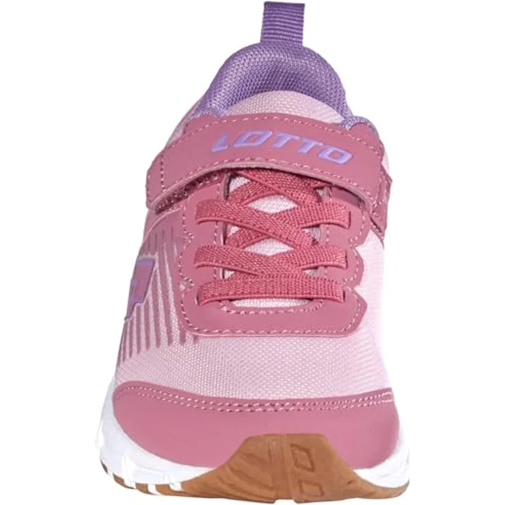 Lotto Sportschuh Klettverschluss Hatush K, Kinder Sneaker mit dynamisch-sportlicher Optik, Mesh-Obermaterial und hallentauglicher Sohle – Bild 2