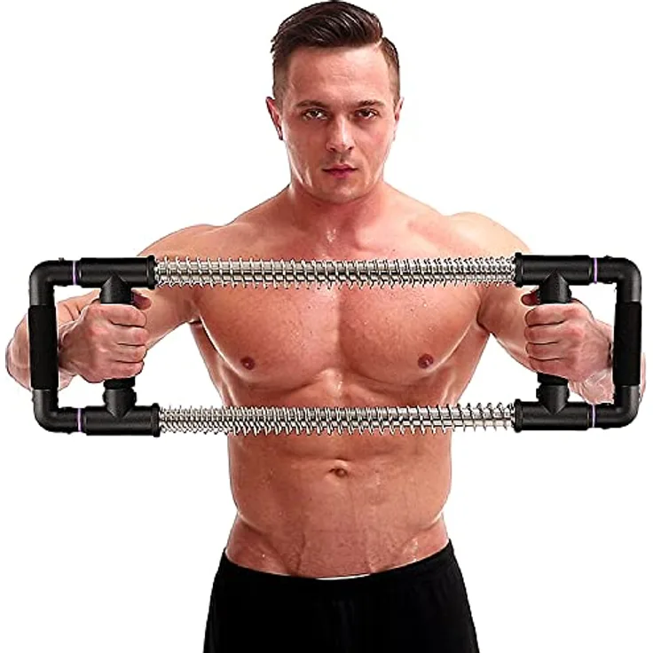 GOFITNESS Push Down Bar Brusttrainer Fitnessgerät für Zuhause - Krafttraining Sportgerät für Brustmuskeln, Arme, Schultern, Bauch, Rücken - Home Gym Equipment Brust Trainingsgerät für Zuhause