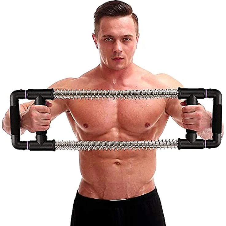 GOFITNESS Push Down Bar Brusttrainer Fitnessgerät für Zuhause - Krafttraining Sportgerät für Brustmuskeln, Arme, Schultern, Bauch, Rücken - Home Gym Equipment Brust Trainingsgerät für Zuhause – Bild 1