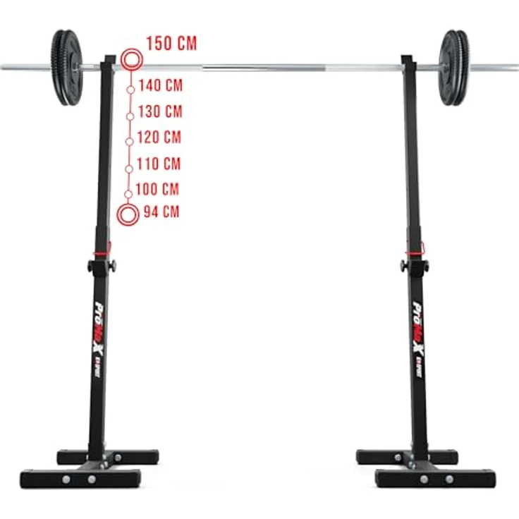 K-Sport Trainingsset: Langhantelablage bis 180kg mit verstellbarer Hantelbank, Squat-Rack, Flachbank mit Beincurler, inkl. E-Book – Bild 3