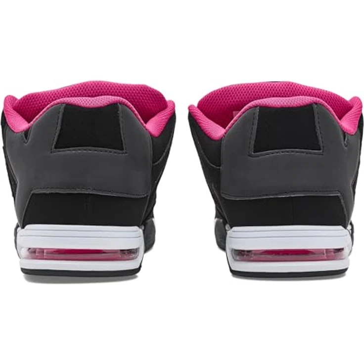DC Shoes DC Command Laufschuhe für Damen, Low-Cut Sneaker mit Gummisohle, Schwarz-Rosa, Größe 7 UK / 40,5 EU / 9 US – Bild 7