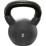Sporttrend 24® Kettlebell 2kg, 4kg, 6kg, 8kg, 10kg, 12kg, 14kg, 16kg, 18kg, 20kg, 22kg, 24kg, 26kg, 28kg, 30kg in schwarz | Kugelhantel Hantel Schwunghantel Gusseisen (2KG, schwarz)