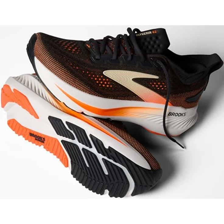 Brooks Glycerin 23, Laufschuhe für Herren mit flexiblem Synthetik-Obermaterial, schwarz – Bild 7