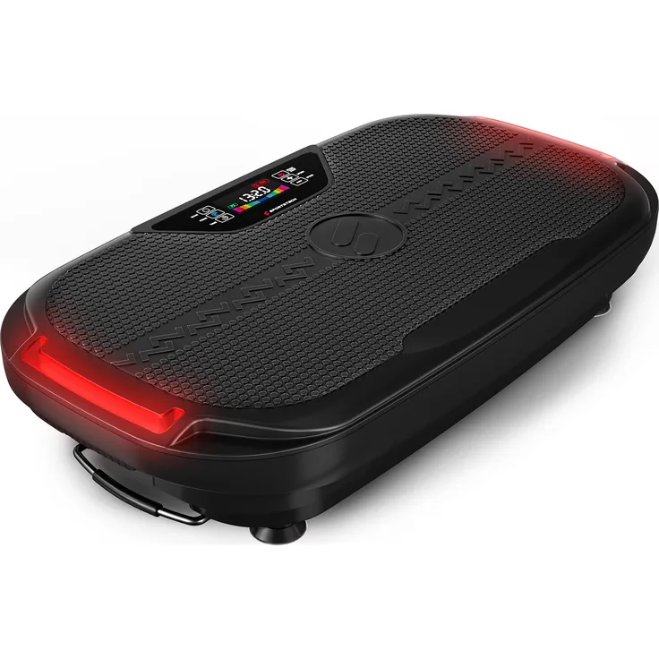 Sportstech Vibrationsplatte VP275 | 99 Trainingsstufen | LED-Beleuchtung, Schwarz