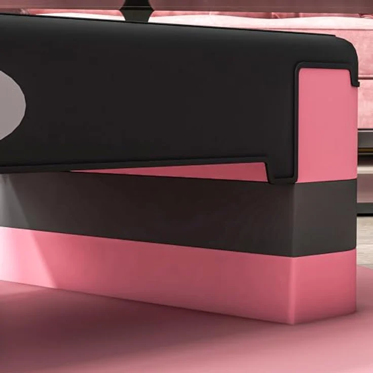 HOMCOM Stepper höhenverstellbar, Aerobic-Stepper mit 3 Stufen, rutschfester Oberfläche, für Indoor und Outdoor, Schwarz-Rosa-Grau – Bild 8