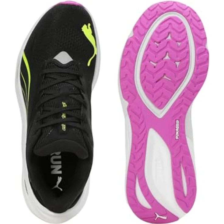 Puma Electrify NITRO 4 Wn, Damen Laufschuhe mit NITROFOAM™ und PROFOAMLITE Dämpfung, Schwarz, Größe 40 – Bild 6