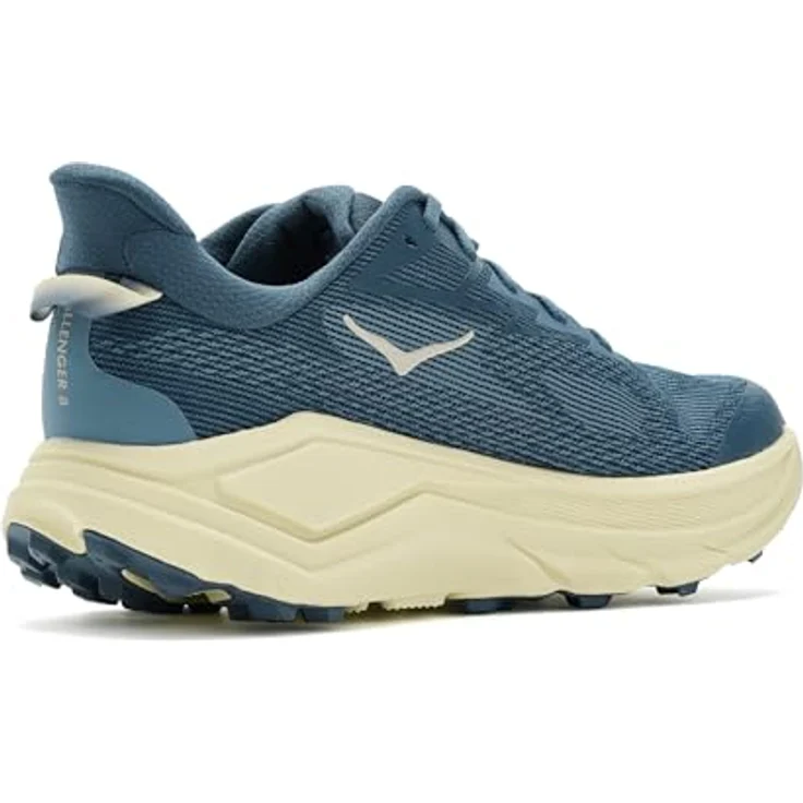 Hoka One One M Challenger 8, Trailrunning-Schuhe für Normalpronierer, Faded Navy / Pampass Grass, Dämpfung, 4-mm-Stollen, Gewicht: ca. 574 g – Bild 4