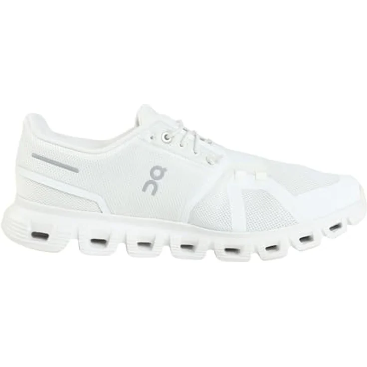 ON Running Cloud 6, Herren Sneakers in Weiß mit CloudTec®-Dämpfung und Schnellschnürsystem, EU 40.5 US 7.5 – Bild 7