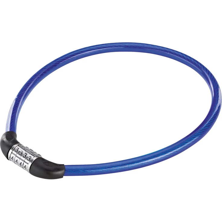 Prophete 4-Zahlen-Kabelschloss 55 cm, sicheres Fahrradschloss mit individuellem Zahlencode