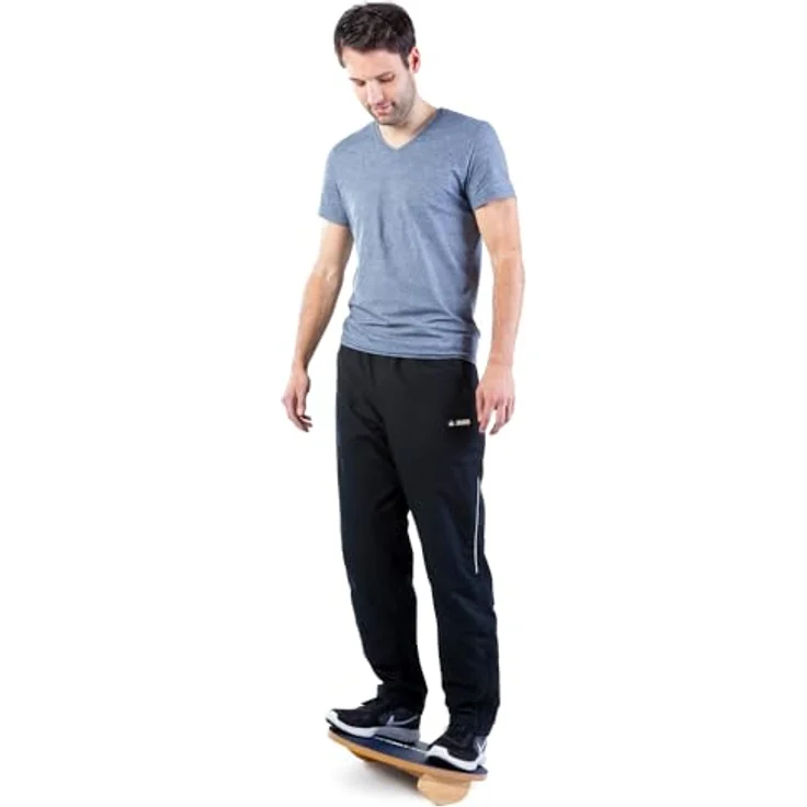 Sport-Thieme Balance-Board Set Deluxe, Premium Therapiekreisel mit austauschbaren Untersetzer und Wippe, bis 150 kg, Holz mit PVC-Oberfläche, ø 39,5 cm, Deutsche Markenqualität – Bild 5