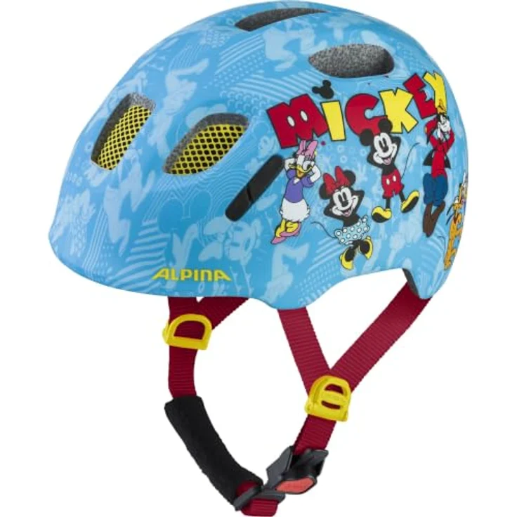 Alpina Sports XIMO 2 DISNEY, Halber Helm mit Hartschalenbau und 360 Fit System für Kinder – Bild 1