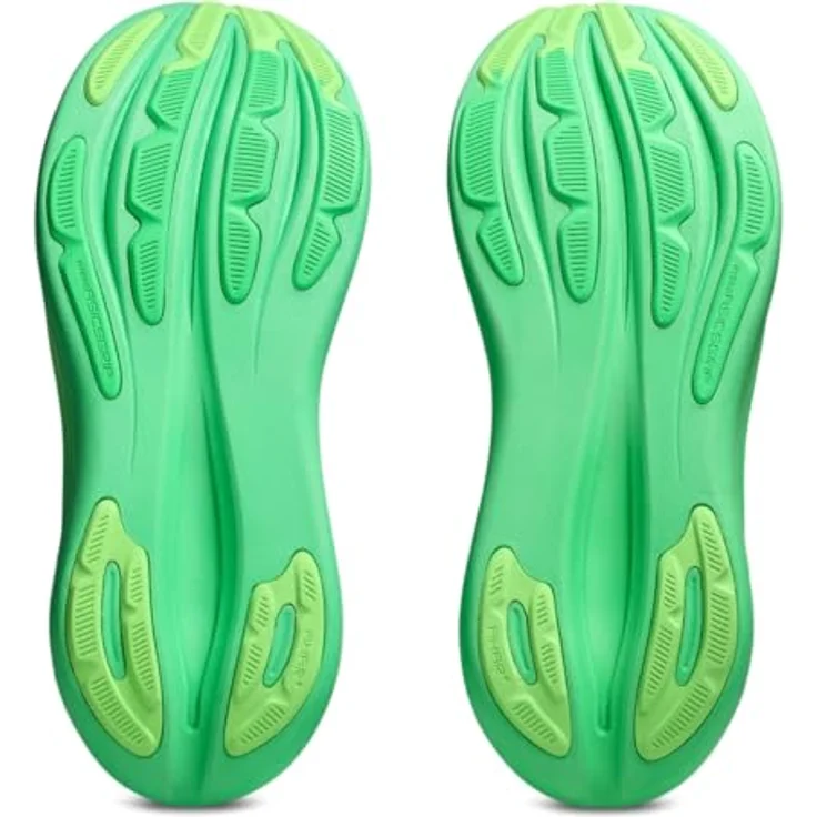 Asics GEL-NIMBUS 28, Laufschuhe für Herren mit GEL™-Technologie und atmungsaktivem Obermaterial, Grün – Bild 7